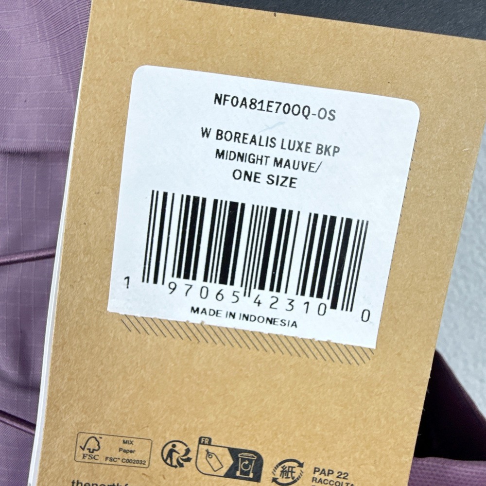 The North Face Borealis Luxe Backpack Midnight Mauve Rose Gold NF0A81E700Q NEW - Picture 3 of 11